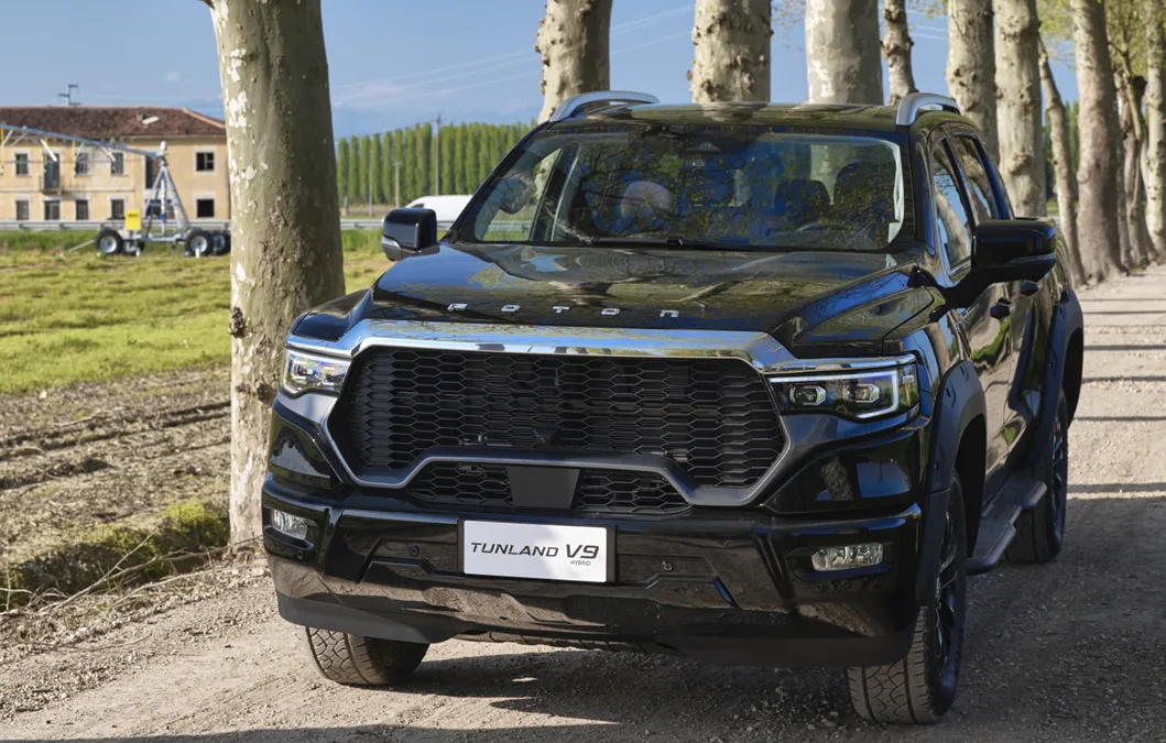 Picape em cenário de comparação (ilustração)